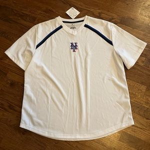 NY METS V-neck shirt XL